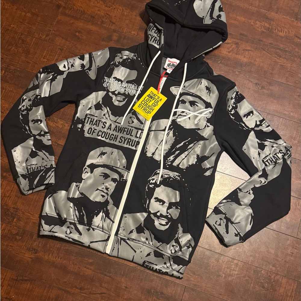 GREY ASAALI ZIP UP🎭